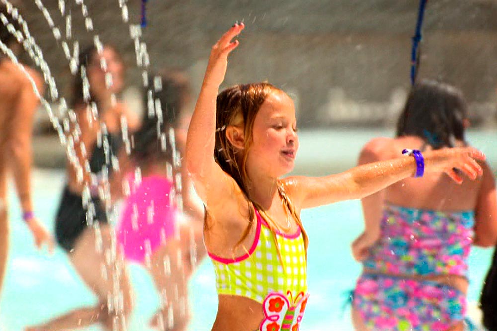Young Girl at Riptide Cove Wave Pool Young Girl at Riptide Cove Wave Pool